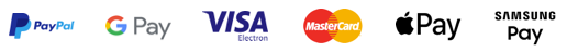 paypal gpay visa mastercard apple pay samsiung pay
